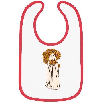 Discover Floral Ghost Bride Ghost Spooky Bachelorette Bibs
