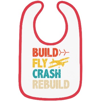 Discover Build Fly Crash RC Plane Pilot Model Airplane Bibs