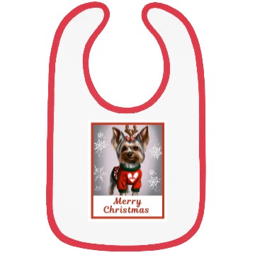 Discover Sweet lucky doggy (Yorkshire terrier) Bibs