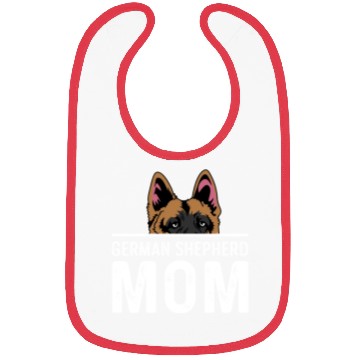 Discover German Shepherd Mom Pet Lover Gift Bibs