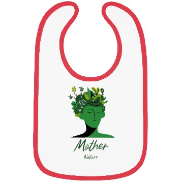 Discover Mother Nature flowers head plants green gift idea Bibs