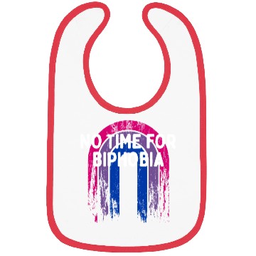 Discover No Time for Biphobia Bisexual LGBTQ Bi Pride Bibs