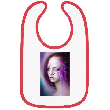 Discover The Purple Haired Woman Bibs