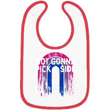 Discover Not Gonna Pick a Side Bisexual LGBTQ Bi Pride Bibs