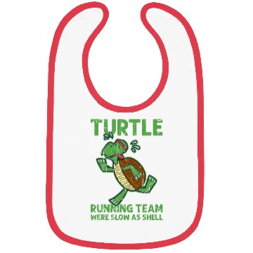 Discover Turtle Running Team Were slow as shell - turtle Bibs