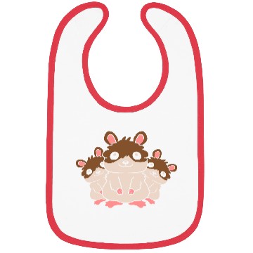 Discover mom hamster kids crew Bibs
