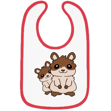 Discover Hamster family small child Bibs