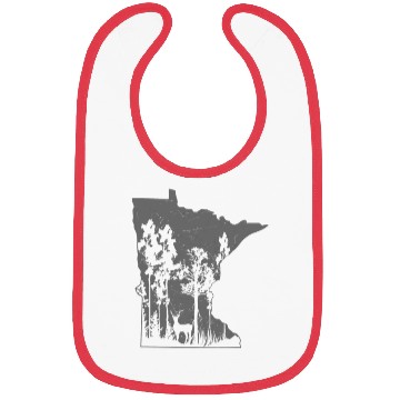 Discover Proud Minnesota Deer Hunter State Map Outline Bibs