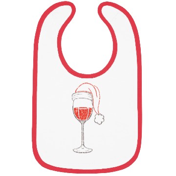 Discover December Alcohol Red Wine Lover Ugly Christmas Bibs