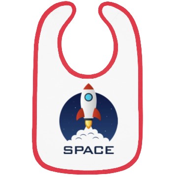 Discover Space rocket Bibs