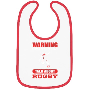 Discover Warning I May Spontaneously Talk About Rugby Bibs