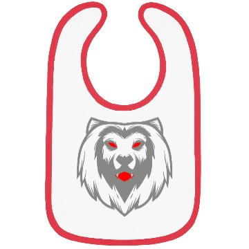 Discover Lion Funny Halloween scary Bibs Phantom