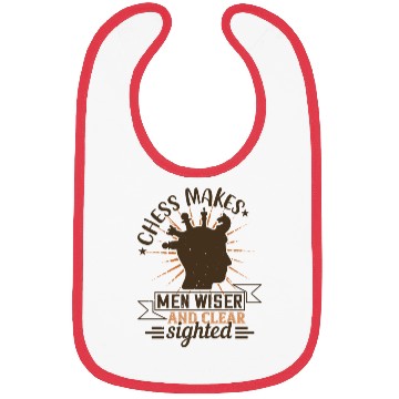 Discover Chess makes men wiser and clear sighted Bibs