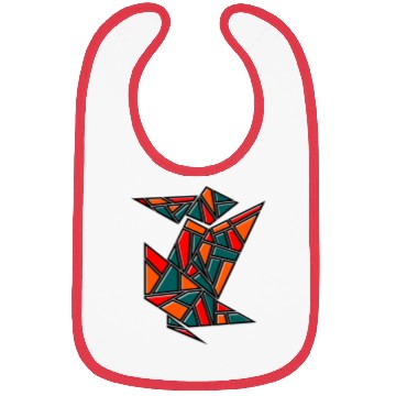 Discover Abstract Stained Glass Bibs