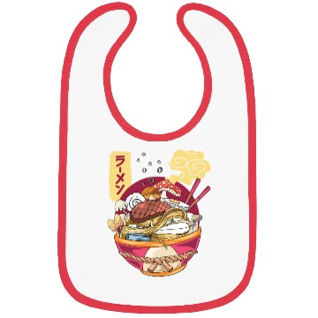Discover Ramen Mushroom Bibs