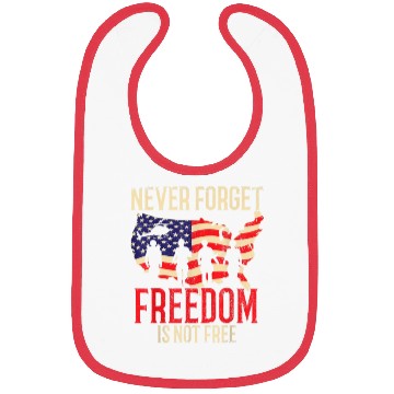 Discover Never Forget | Freedom Is Not Free Veteran Bibs