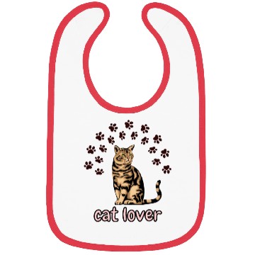 Discover CUTE Cat for Cat Lover Bibs