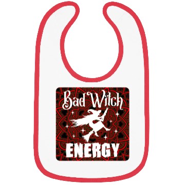 Discover Witchy Quote Bad Witch Celtic Mandala Bibs