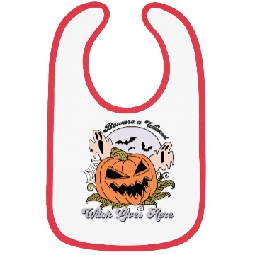 Discover Beware a Wicked Witch Lives Here Bibs