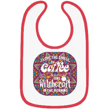 Discover Witchy Funny Quote On a Mandala purple Bibs