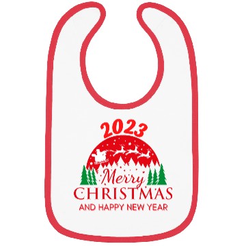 Discover Merry Christmas 2023 Bibs