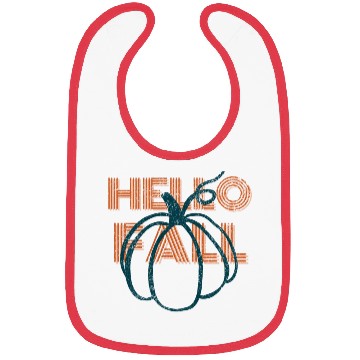 Discover Hello Fall Cute Nature Autumn Pumpkins Bibs