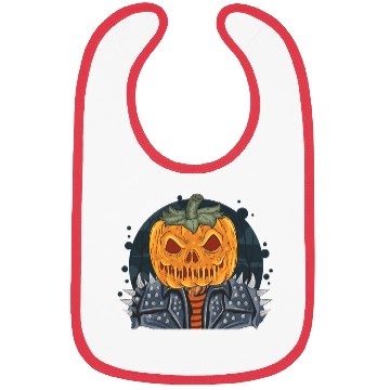 Discover Spooky Jack-o'-lantern Bibs