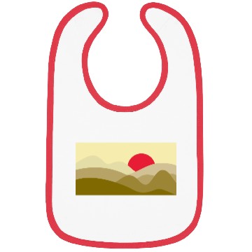 Discover Minimalist Sun Dijon Yellow Bibs