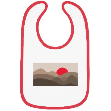 Discover Minimalist Sun Coffee Brown Bibs