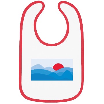 Discover Minimalist Sun Blue Bibs