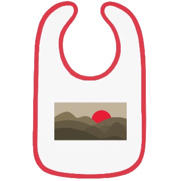 Discover Minimalist Sun Peanut Brown Bibs