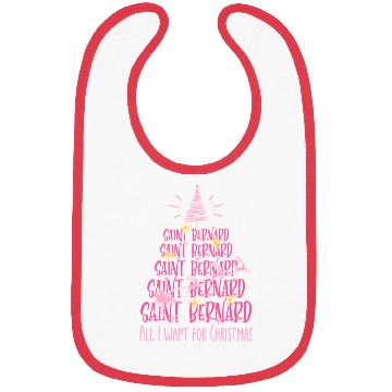 Discover Saint Bernard Christmas Dog breed Christmas Tree Bibs