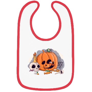 Discover Pumpkin spooky Halloween*T Bibs