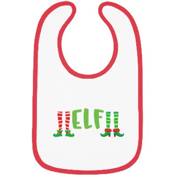 Discover Elf Squad Santa Helpers Watching xmas Bibs