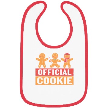 Discover Christmas Official Cookie Baker xmas christmas Bibs