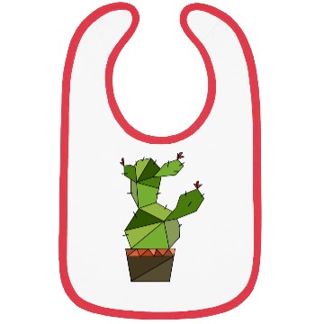 Discover Cactus geometrical Bibs