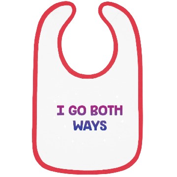 Discover I Go Both Ways Bisexual LGBTQ Bi Pride Pun Asexual Bibs