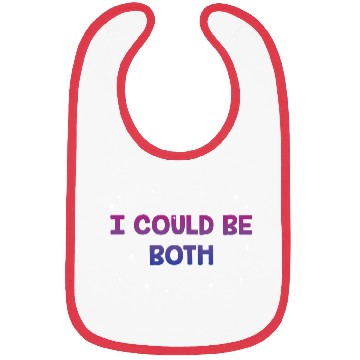 Discover I Could Be Both Bisexual LGBTQ Bi Pride Pansexual Bibs