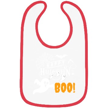Discover Boo scary Halloween Bibs