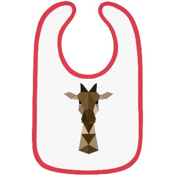 Discover Giraffe geometrical Bibs