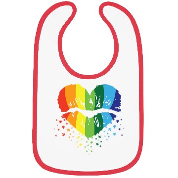 Discover LBGT Flag Gay Pride Human Vintage Rainbow Bibs