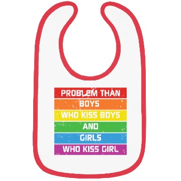 Discover LBGT Flag Gay Pride Human Vintage Rainbow Bibs