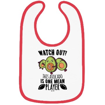 Discover Avocado plays American Football Bibs