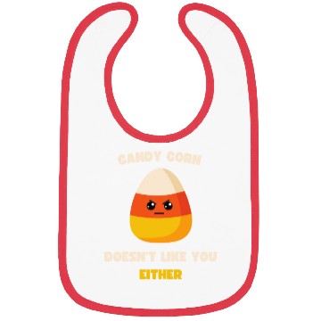 Discover LAZY COSTUME CANDY CORN DOESN'T LIKE YOU EITHER Bibs