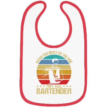 Discover Aaah You Must Be The One They Call Bartender Bibs
