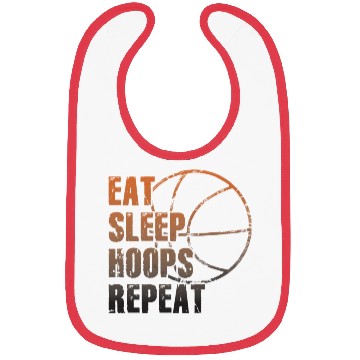 Discover Eat Sleep Hoops Repeat Basketball Bibs