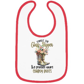 Discover Princess Wears Cowboy Boots Bibs