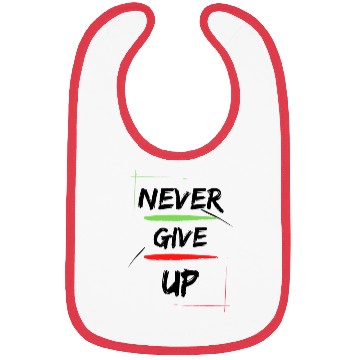 Discover Never Give Up Bibs