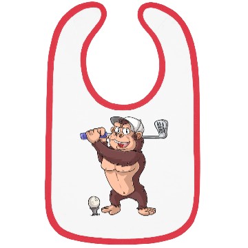 Discover Golfing Monkey Bibs