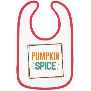 Discover Halloween Theme Cute Pumpkin Spice Coffee Lover Bibs